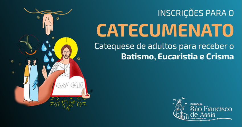 Inscrições para o Catecumenato 2025